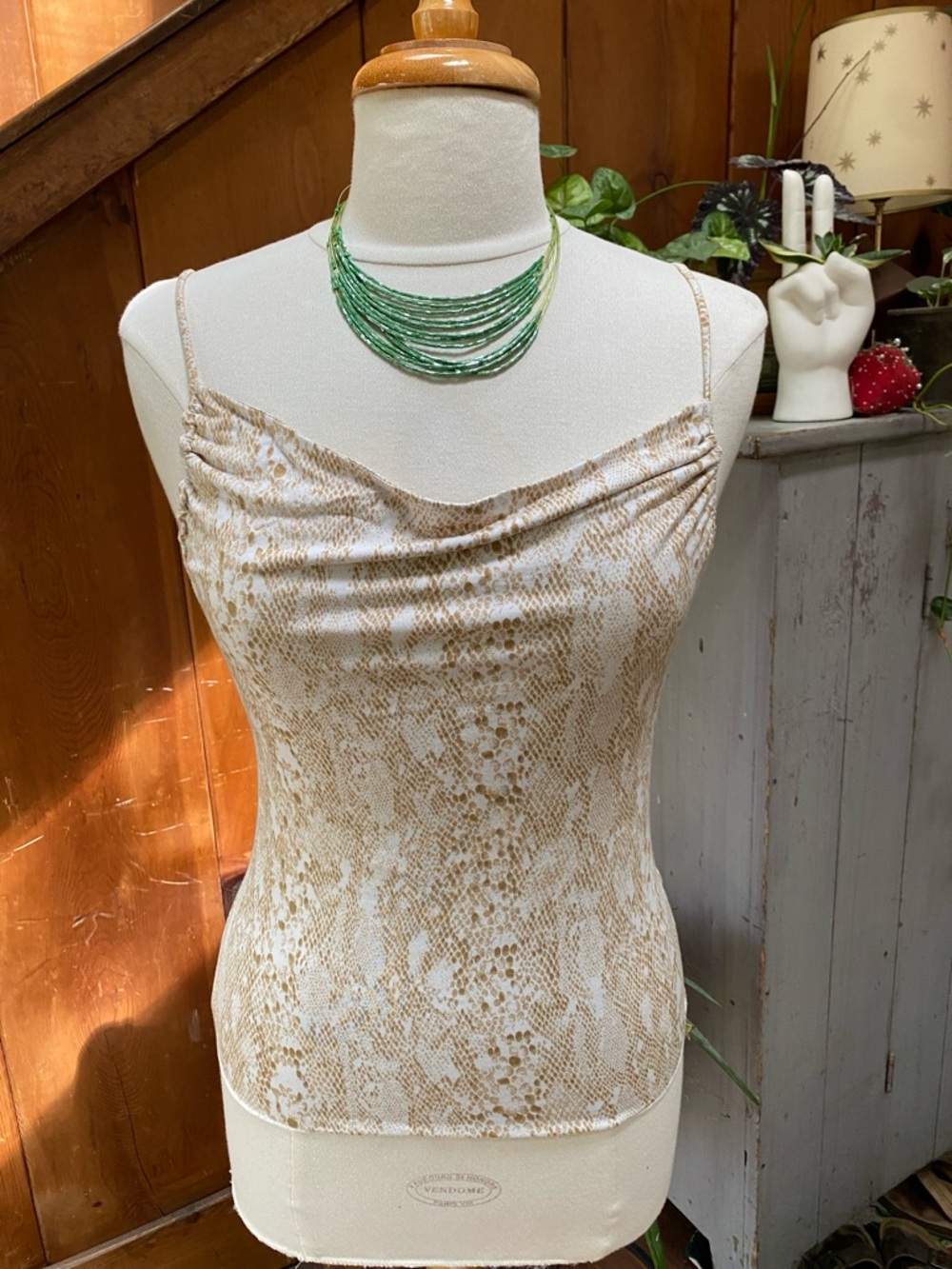 Free People Intimately Snakeskin Print Tank Top